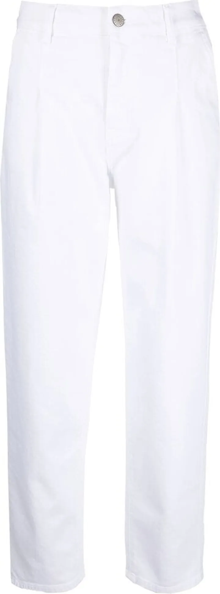 Cropped Straight Leg Trousers