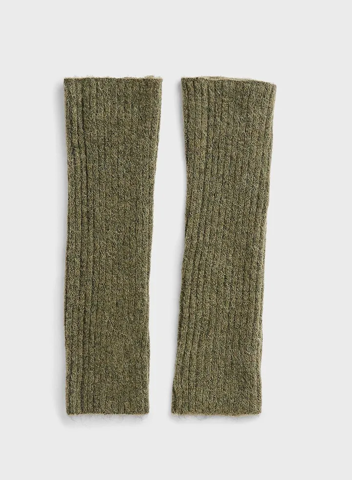 Knit Fingerless Gloves