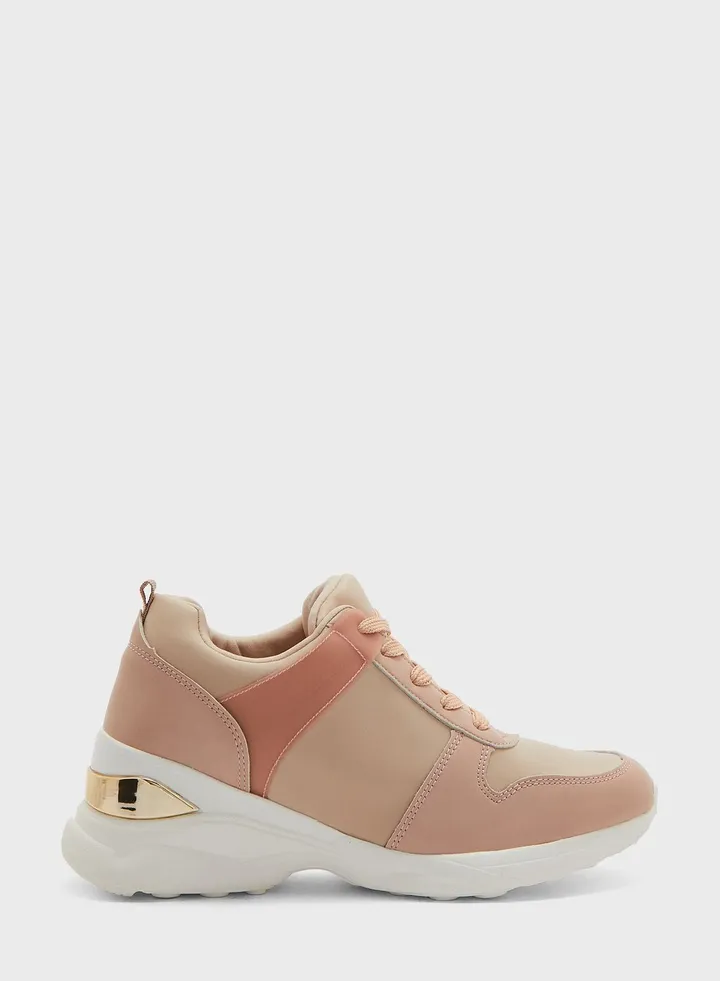Laceup Wedge Sneaker