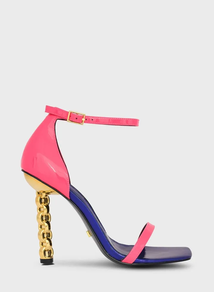 Stiletto Chain High Heel Sandals