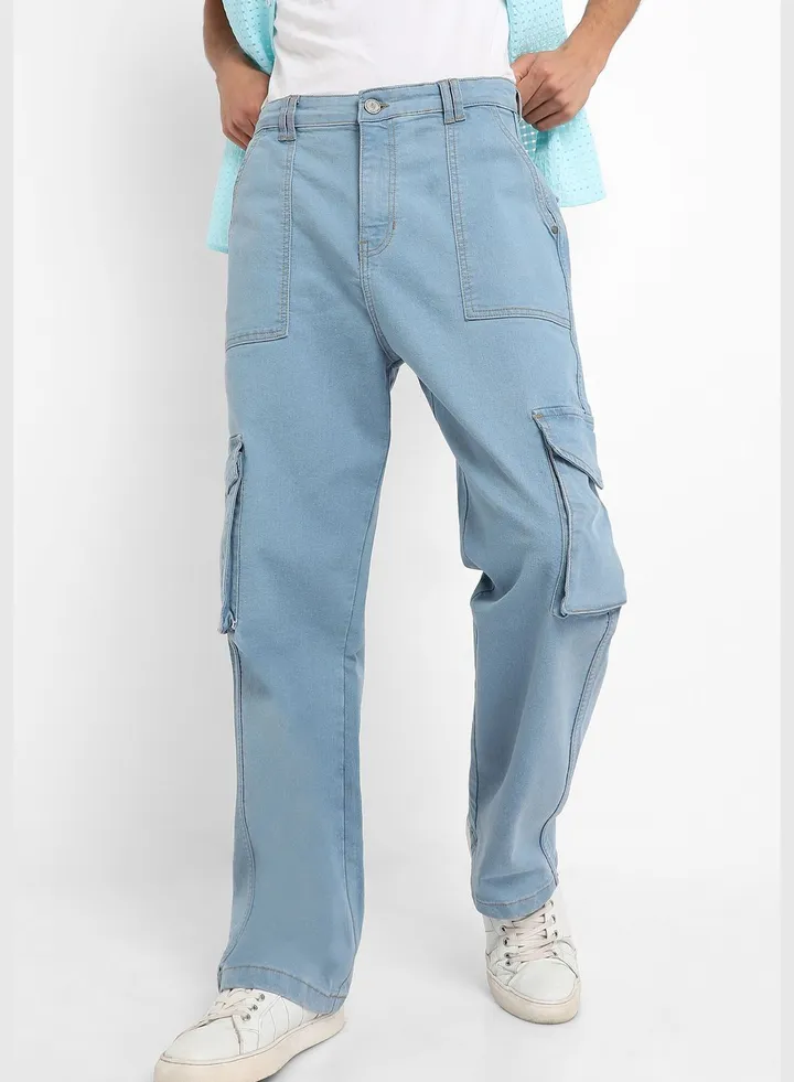 Solid Jeans
