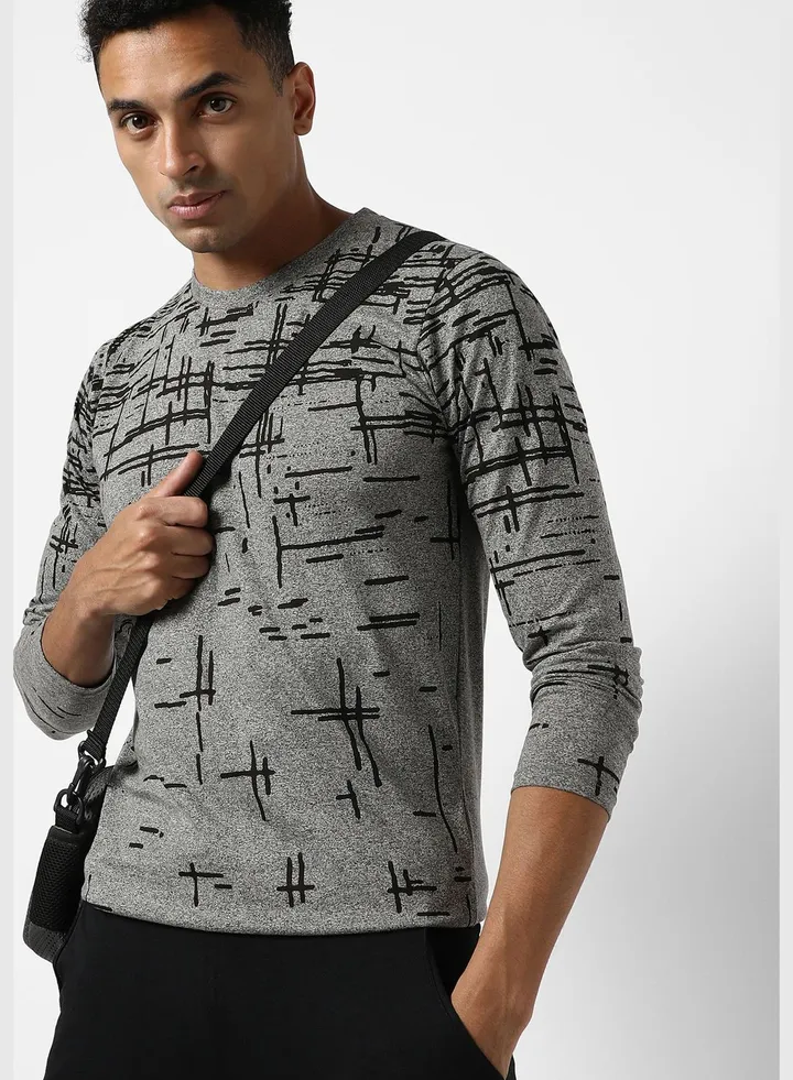 Men's Printed Casual T-Shirt