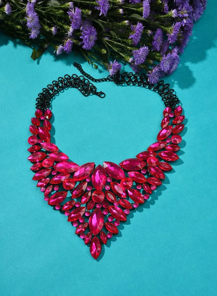 Trendy Designer Stone Necklace