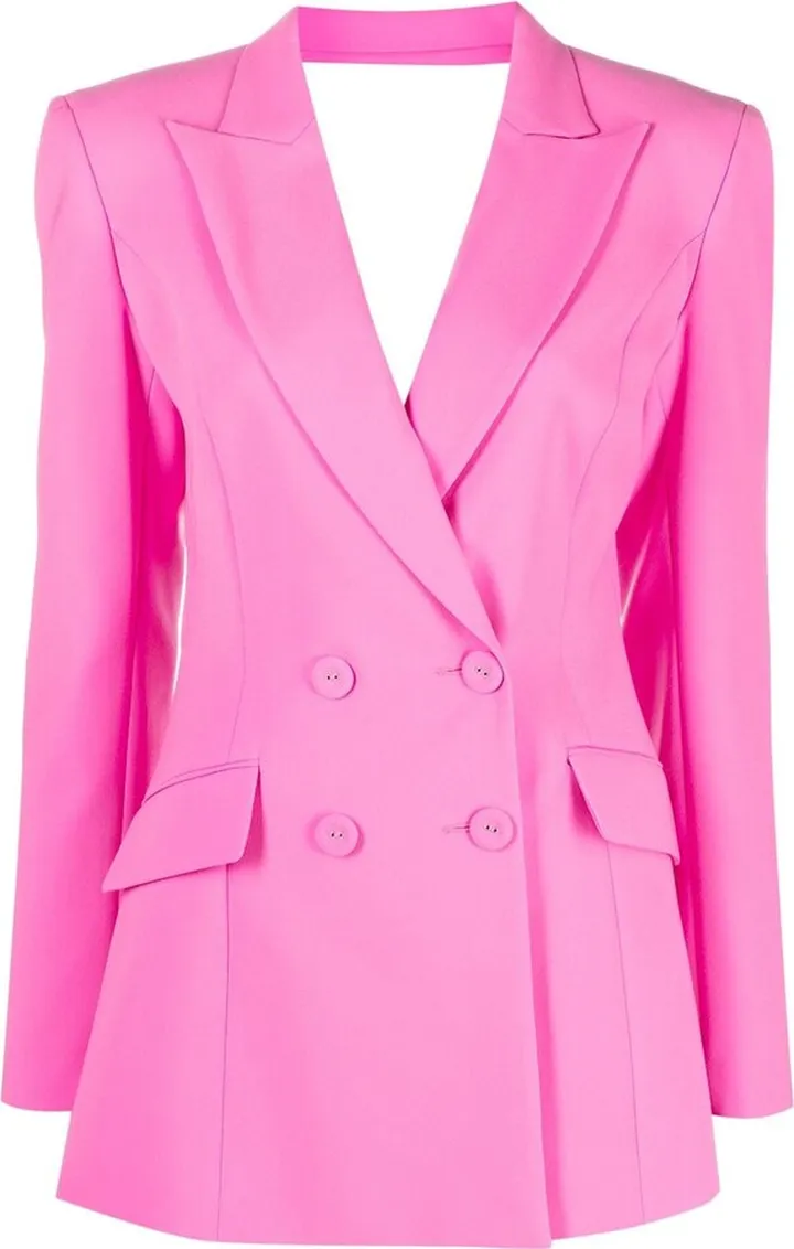 Open-Back Blazer Dress