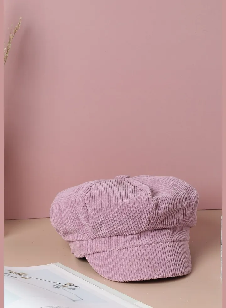 Corduroy Newsboy Hat