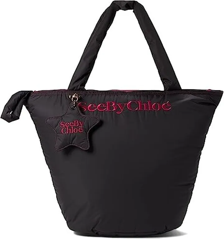 See by Chloe Joy Rider Tote Bag (Minimal Grey) Handbags