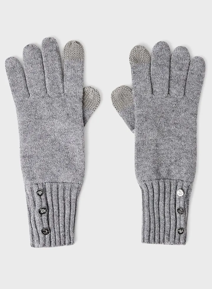 Logo Detail Gloves
