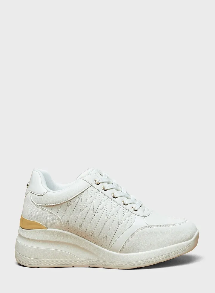 Lace Up Low Top Sneakers