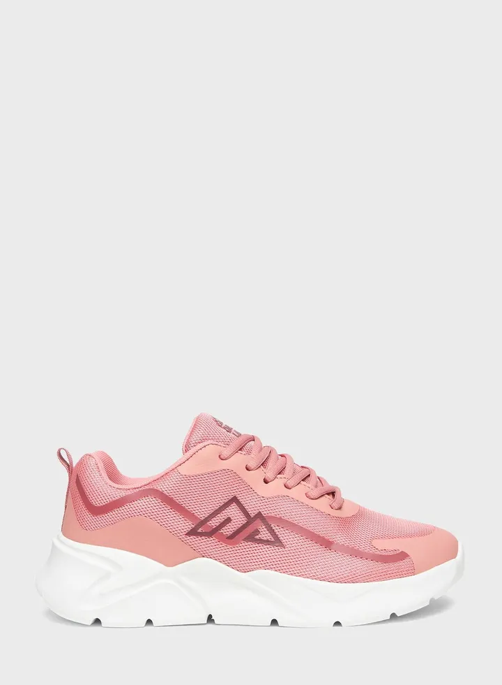 Lace Up Low Top Sneakers