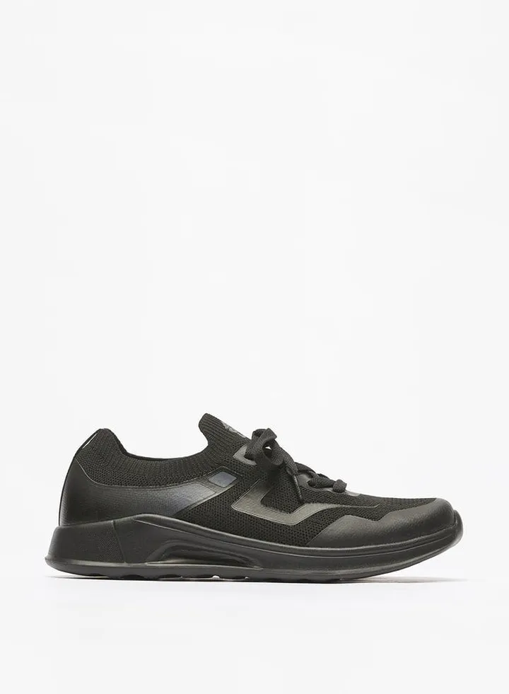 Women's Textured Lace-Up Sports Shoes