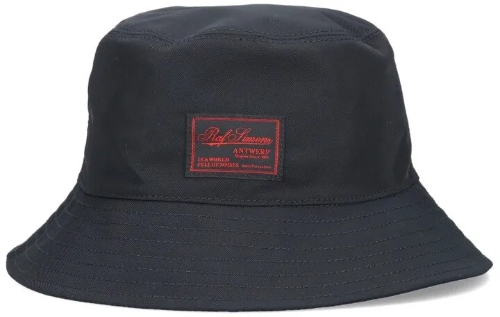 Raf Simons Logo Patch Wide Brim Hat