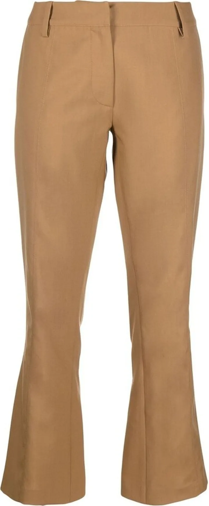 Flared Cropped Trousers