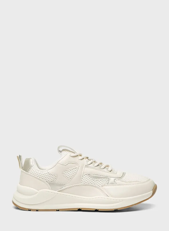 Lace Up Low Top Sneakers