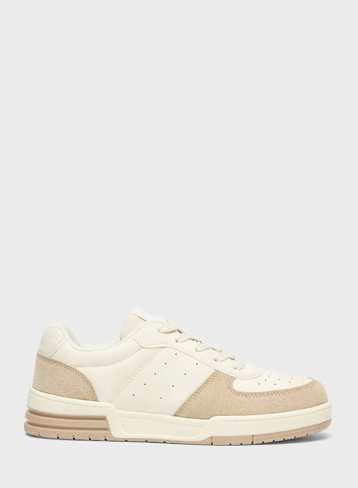 Lace Up Low Top Sneakers