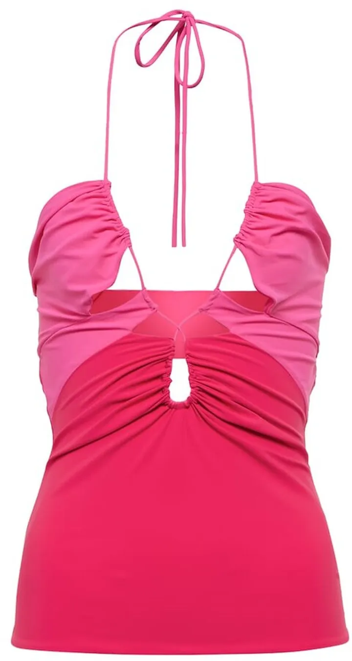 Cutout halterneck top