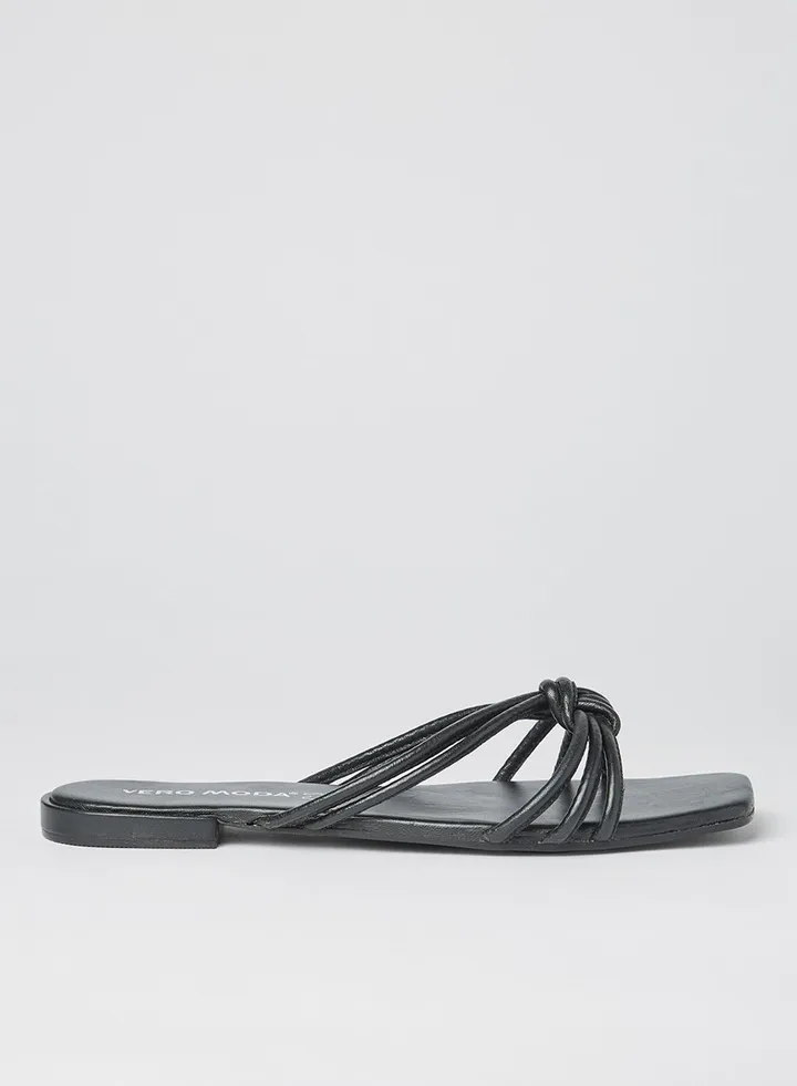 Leather Flat Sandals