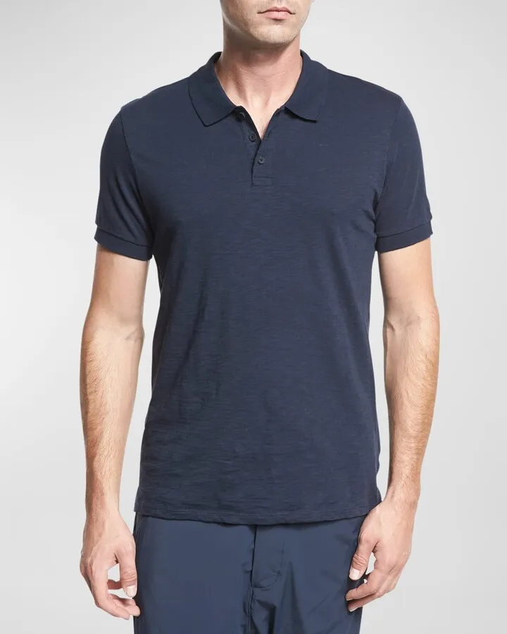 Classic Slub Cotton Polo Shirt