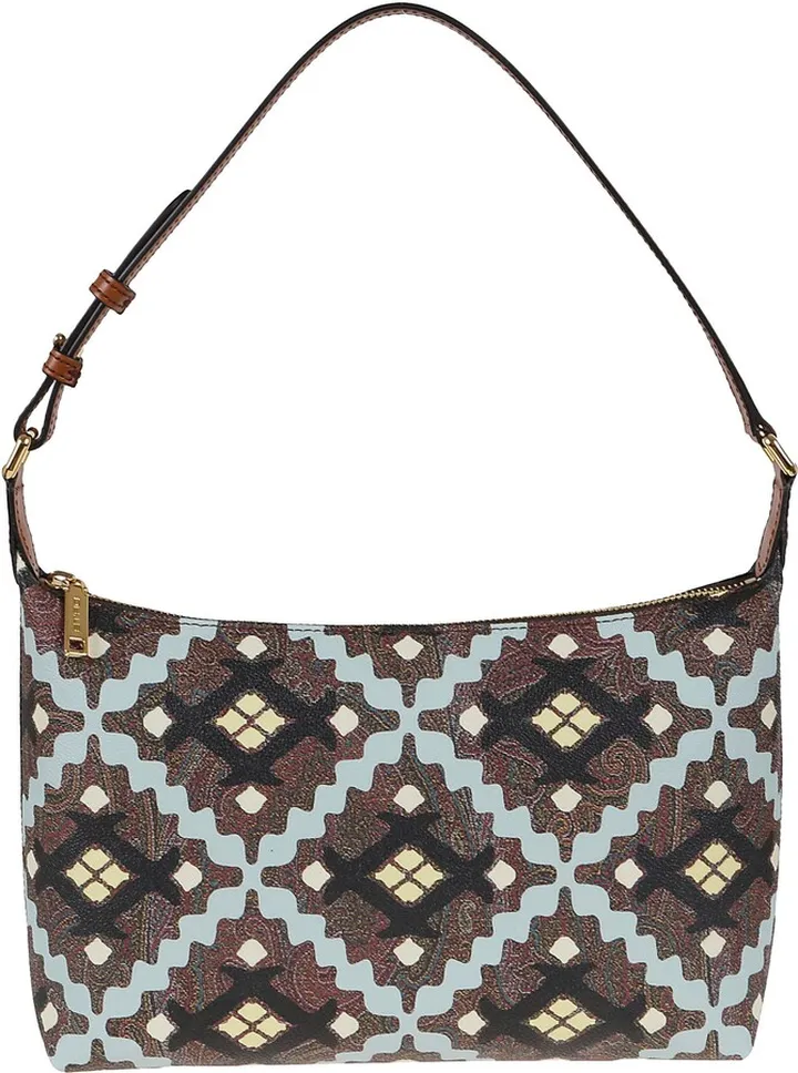 Borsa A Tracolla Pvc Stampa Patch 28x15x8