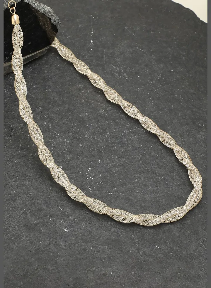 Gold Plated Beaded Necklace