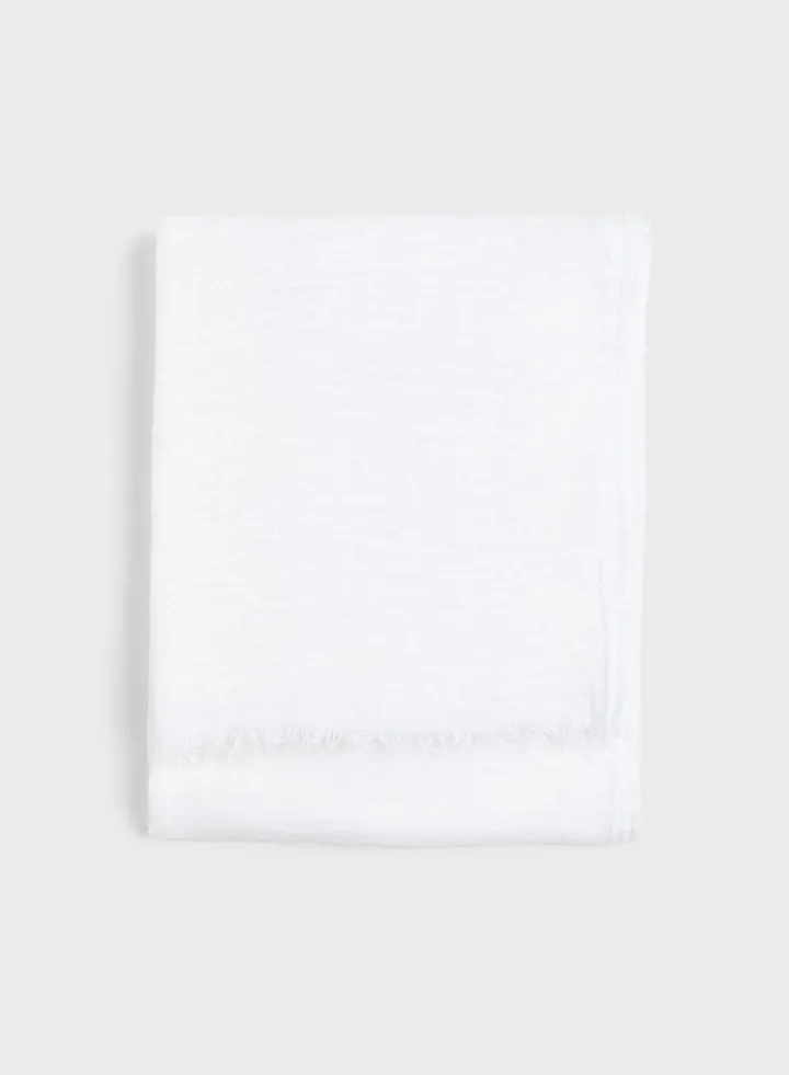 Fringe Knitted Scarf