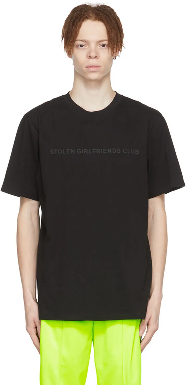 Stolen Girlfriends Club Black Organic Cotton T-Shirt