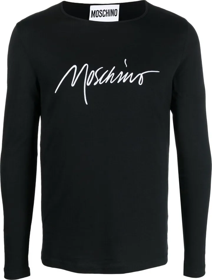 logo-print detail T-shirt