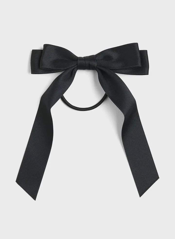 Bow-Detail Hair Elastic