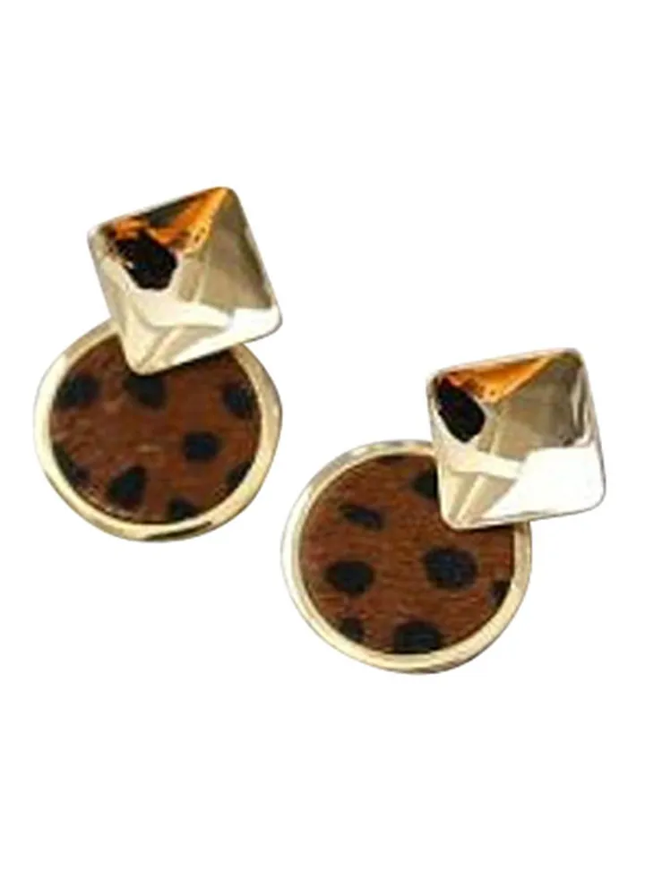 Leopard Print Earrings