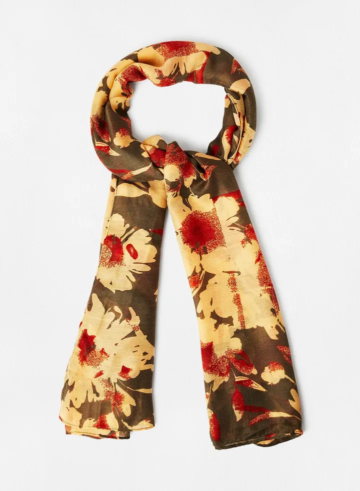 Printed Long Scarf