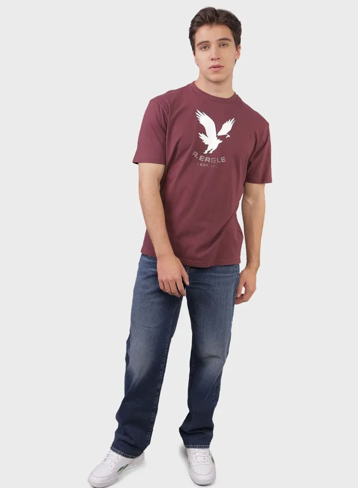 Logo Detail Crew Neck T-Shirt
