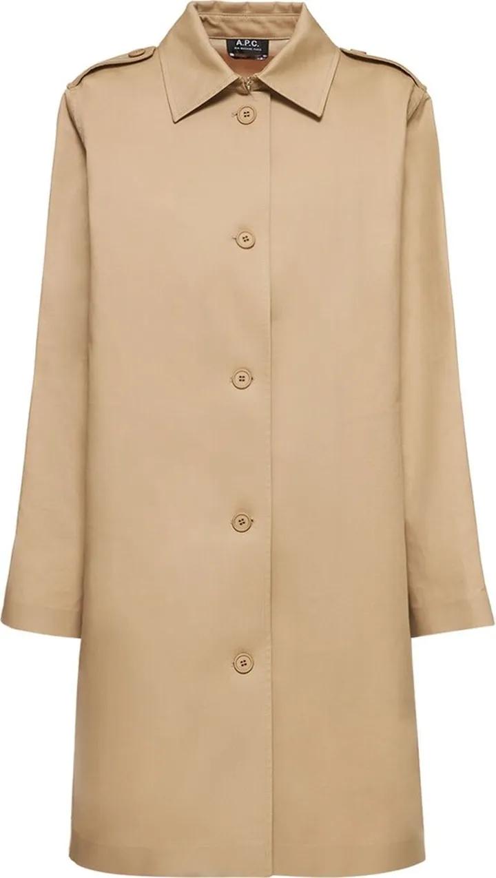 Mac Justine gabardine trench coat