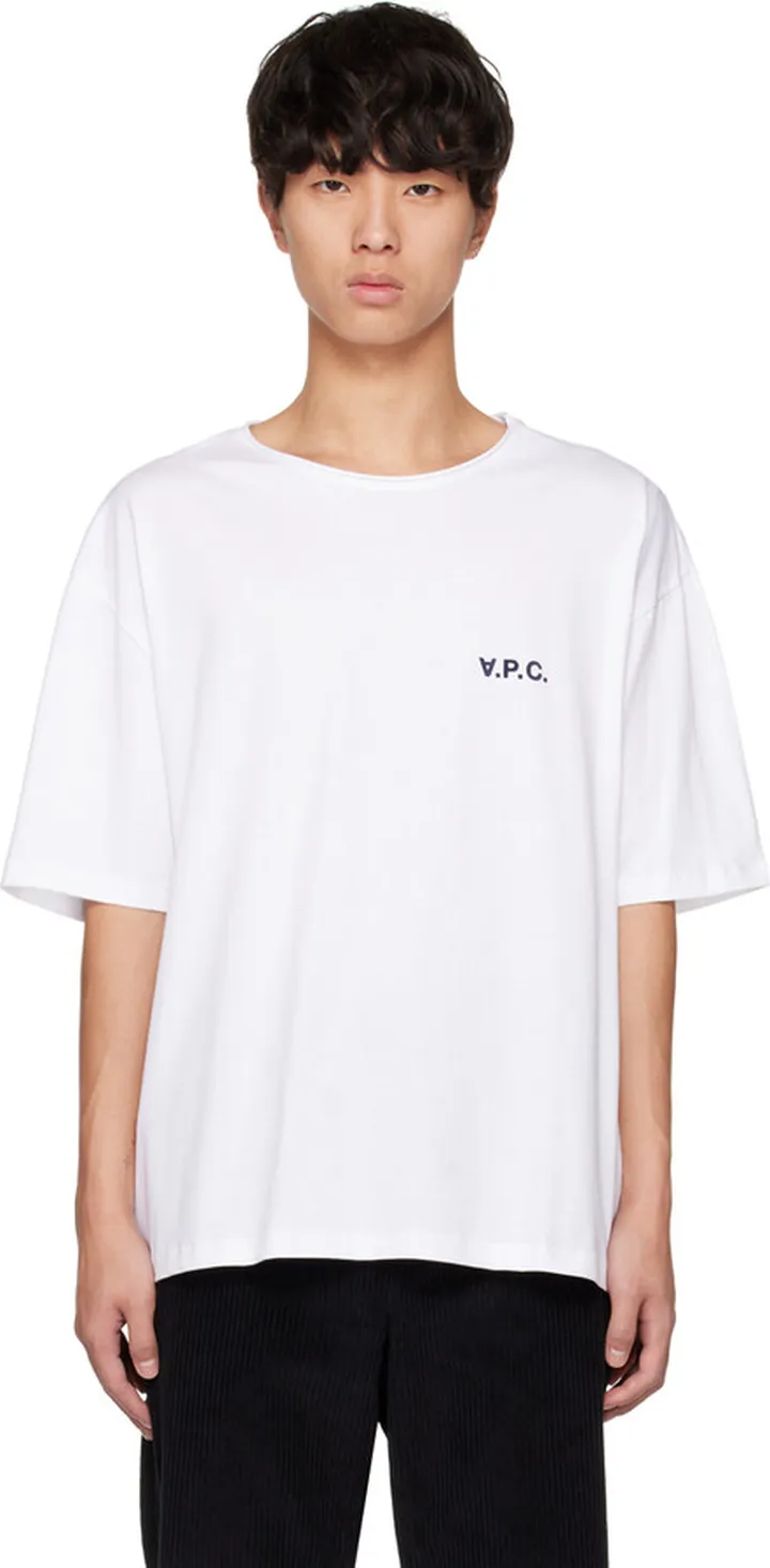 A.P.C. White Jeremy T-Shirt