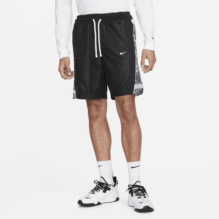 Nike Men's 8" Premium Basketball Shorts in Black