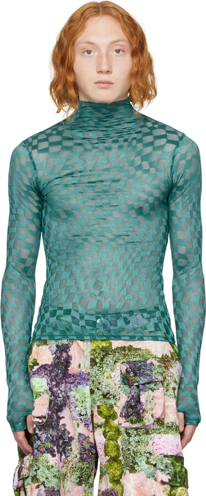Collina Strada Blue Thumbtastic Long Sleeve T-Shirt