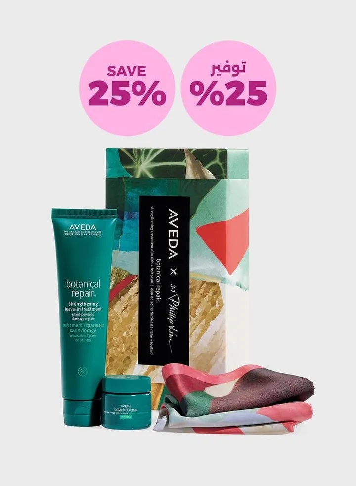 Botanical Repair Strengthening Treatment Duo Rich And Hair Scarf, Savings 25%
