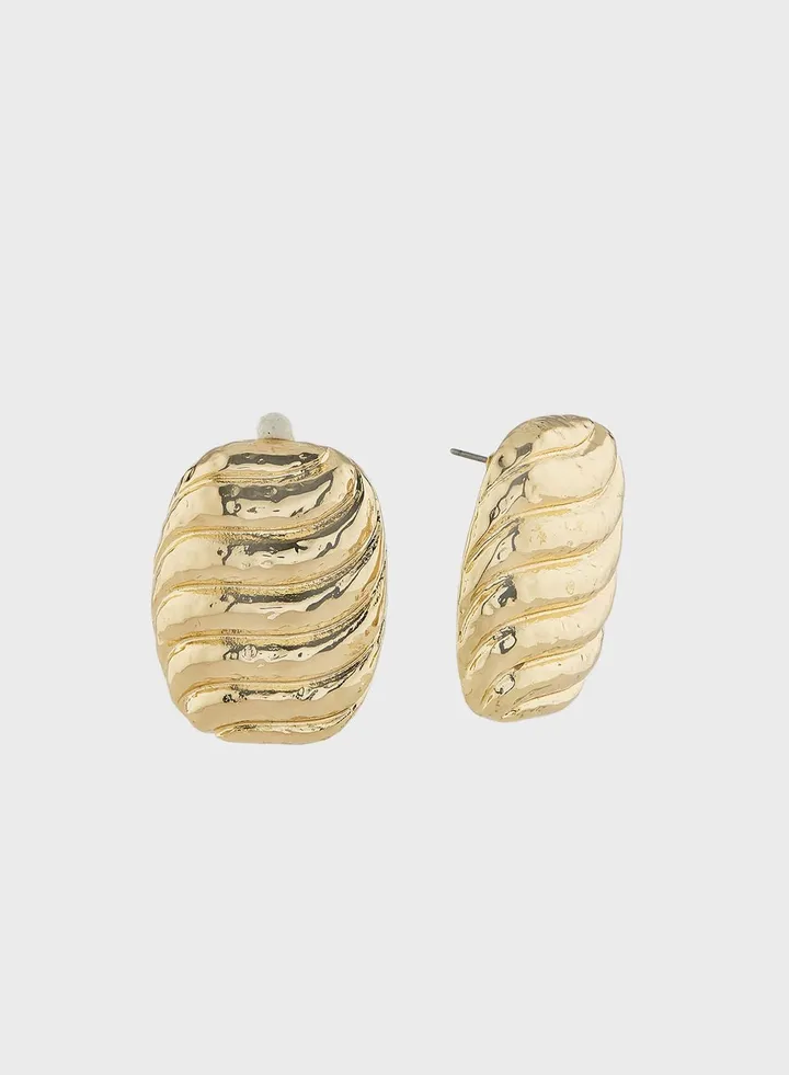 Hammered Stud Earrings