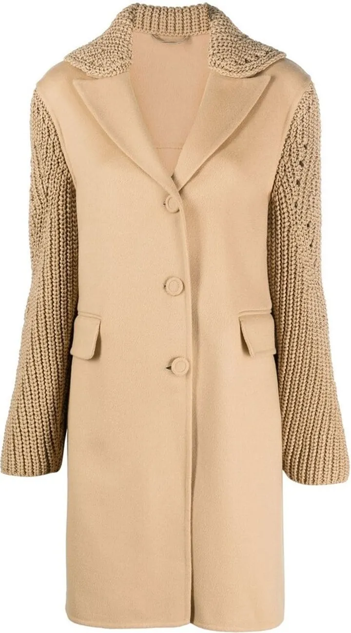 Single-Breasted Tailored Coat