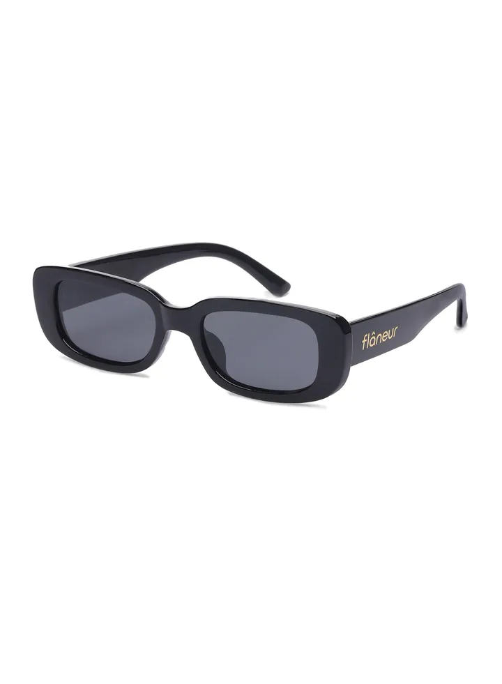 Stylish Polarized Square Framed Sunglasses For Women and Men Black