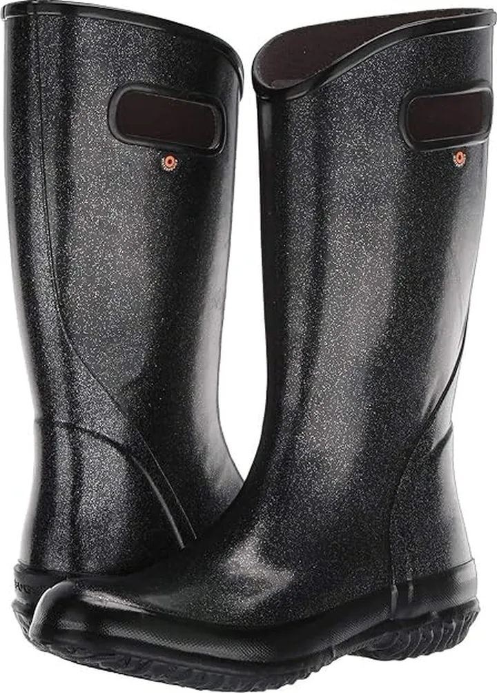 Bogs Rain Boot Glitter (Black) Women's Rain Boots