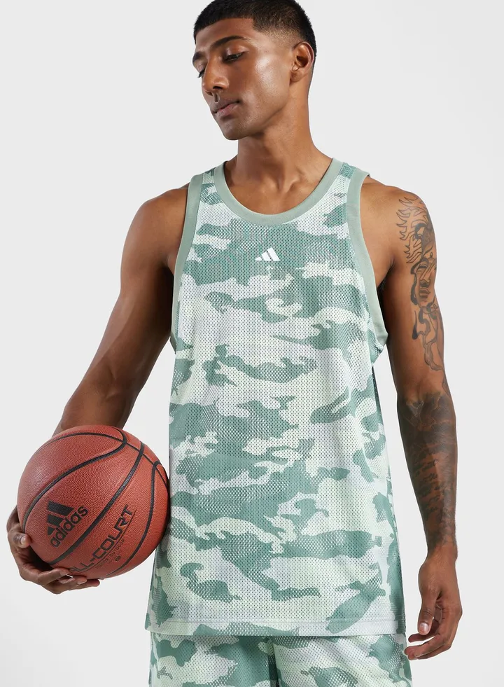 Basketball Legends Allover Print Tank Top