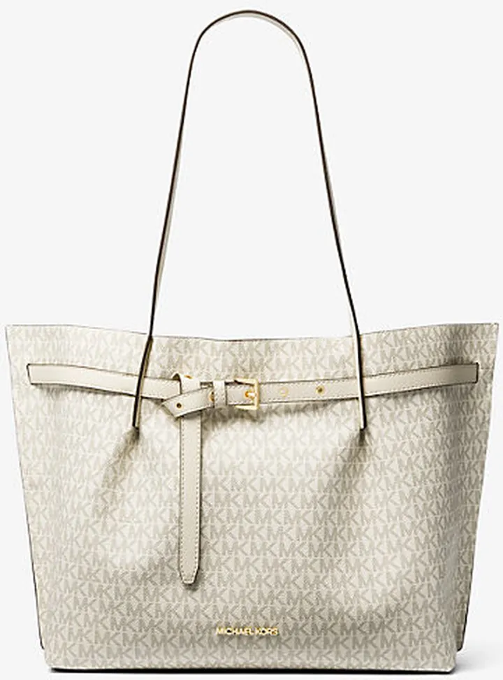 Emilia Large Logo Tote Bag