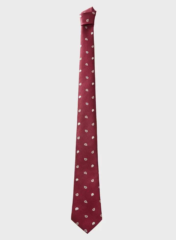 Paisley Printed Classic Tie