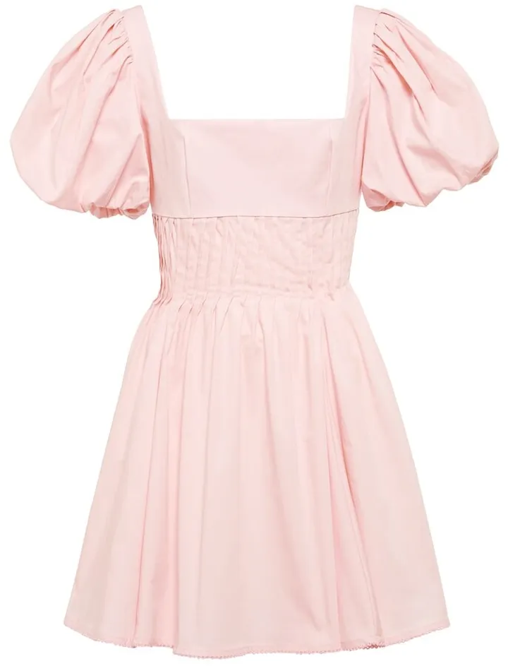 Caramelo cotton minidress
