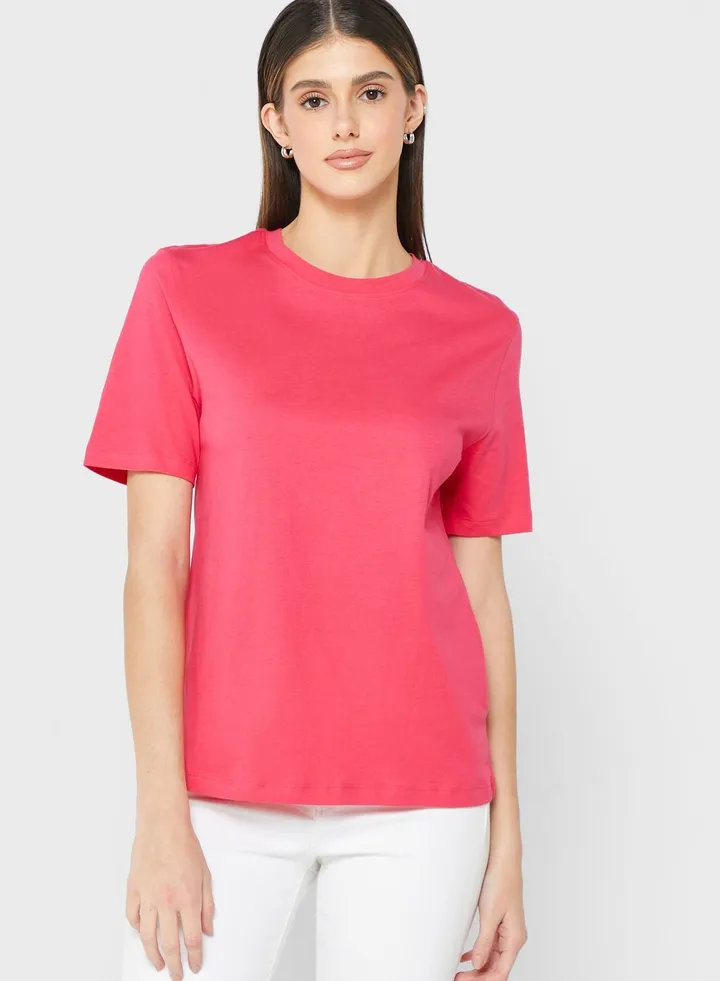 Pure Cotton Straight Fit T-Shirt