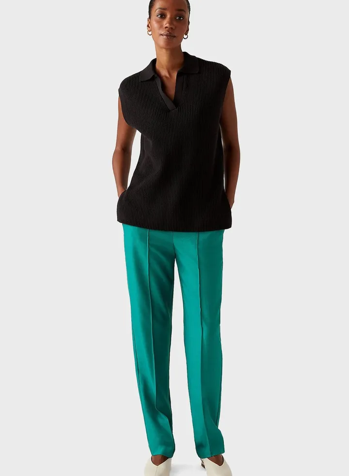 Straight Leg Trousers