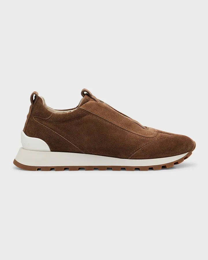 Suede Slip-On Trainer Sneakers