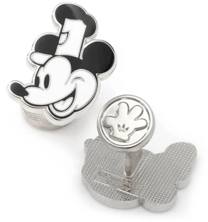 Disney Men's Steamboat Willie Singing Cufflinks