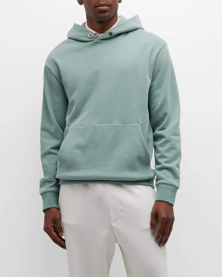 Men's Cotton-Cashmere Pullover Hoodie