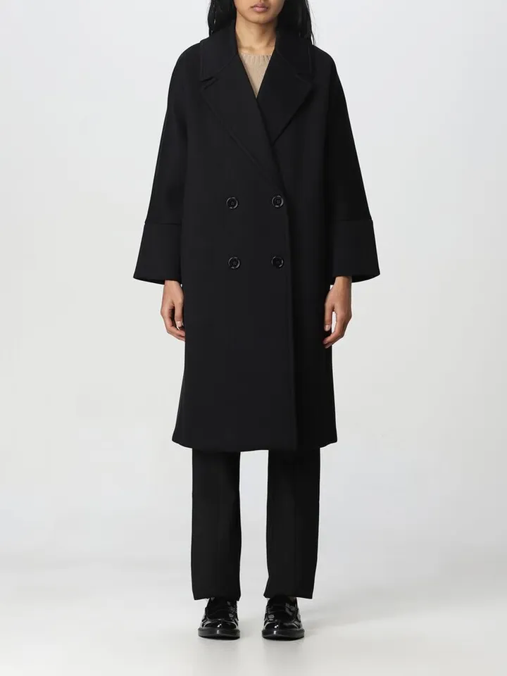 S Max Mara viscose jersey coat