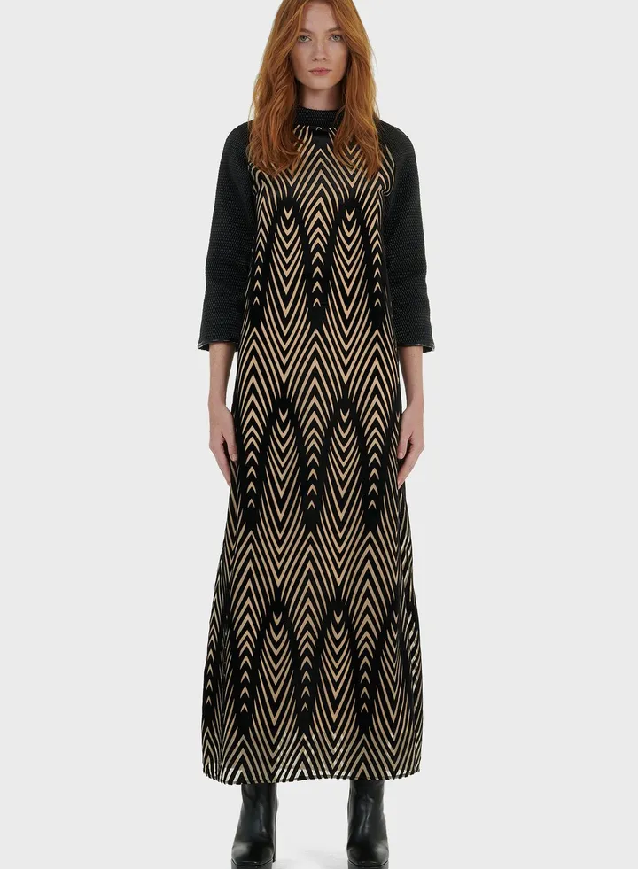 Faux Leather Kaftan